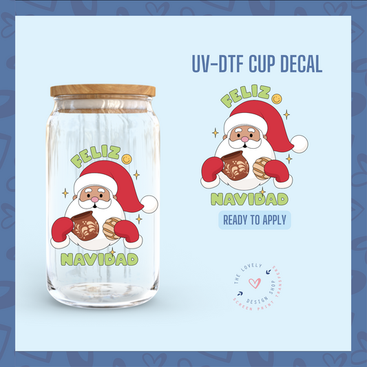 Feliz Navidad - UV DTF Cup Decal - Sep 23