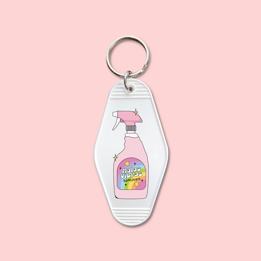 Malas Vibras Remover -  Keychain UV DTF Decal - July 22