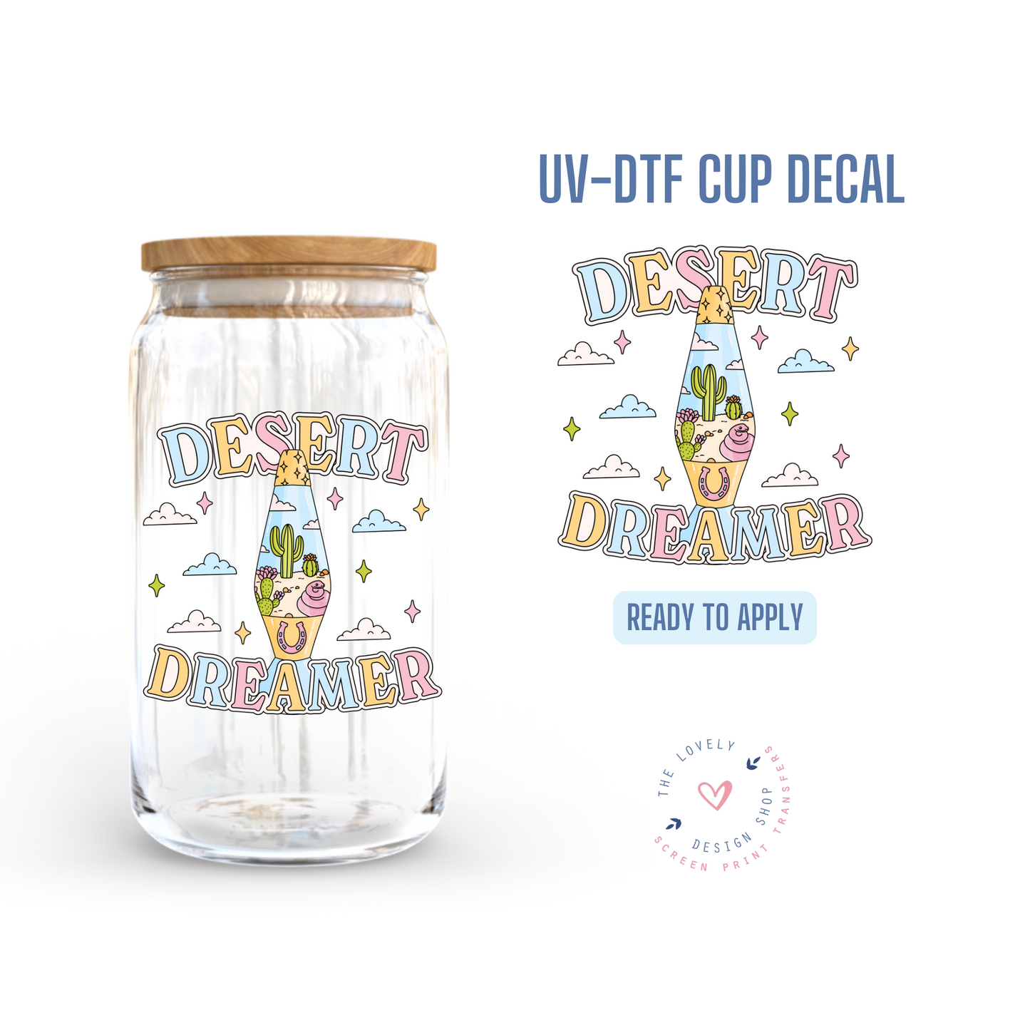 Desert Dreamer - UV DTF Cup Decal - Sep 3