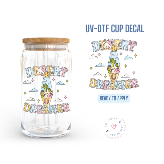 Desert Dreamer - UV DTF Cup Decal - Sep 3