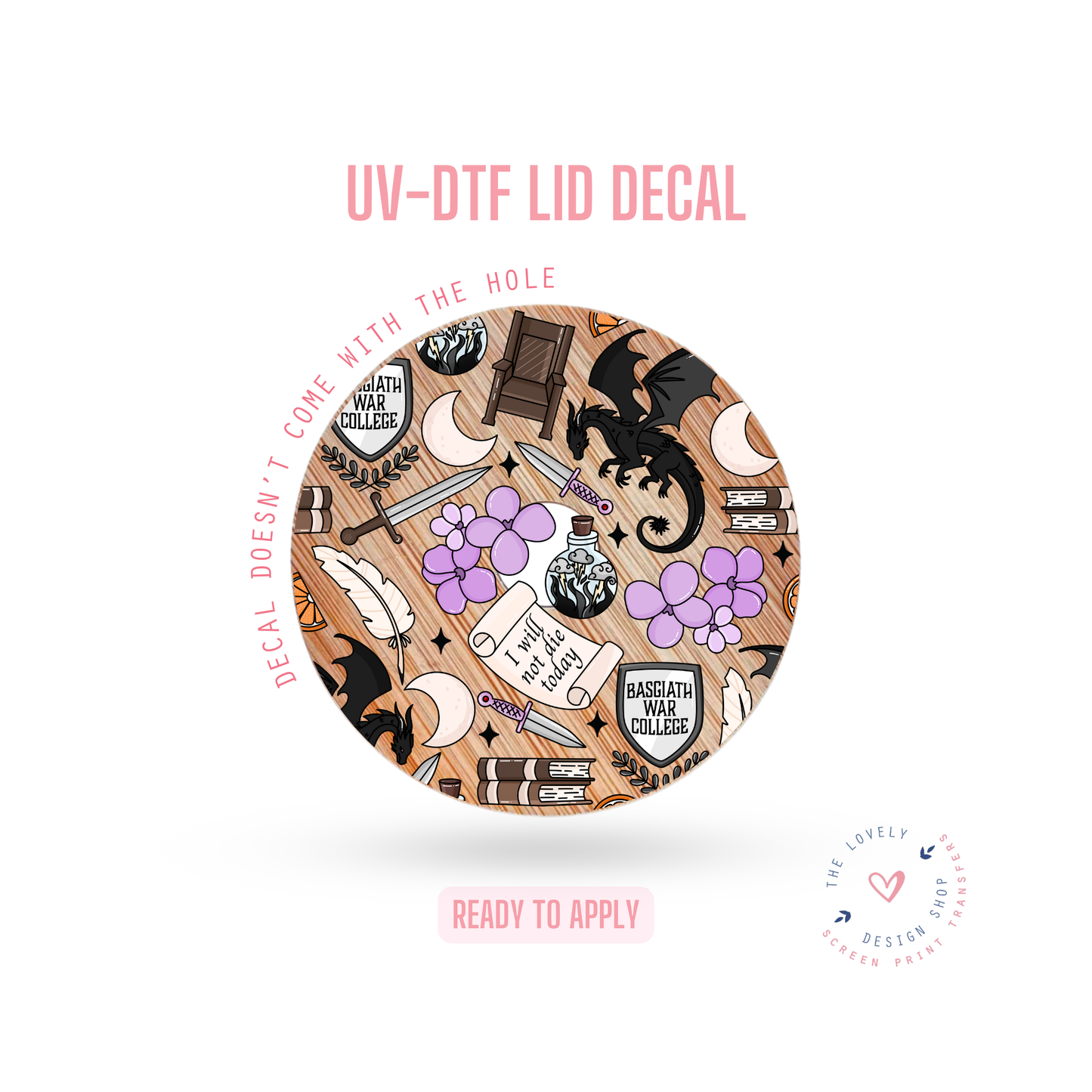 4W - UV DTF Lid Decal - Dec 2