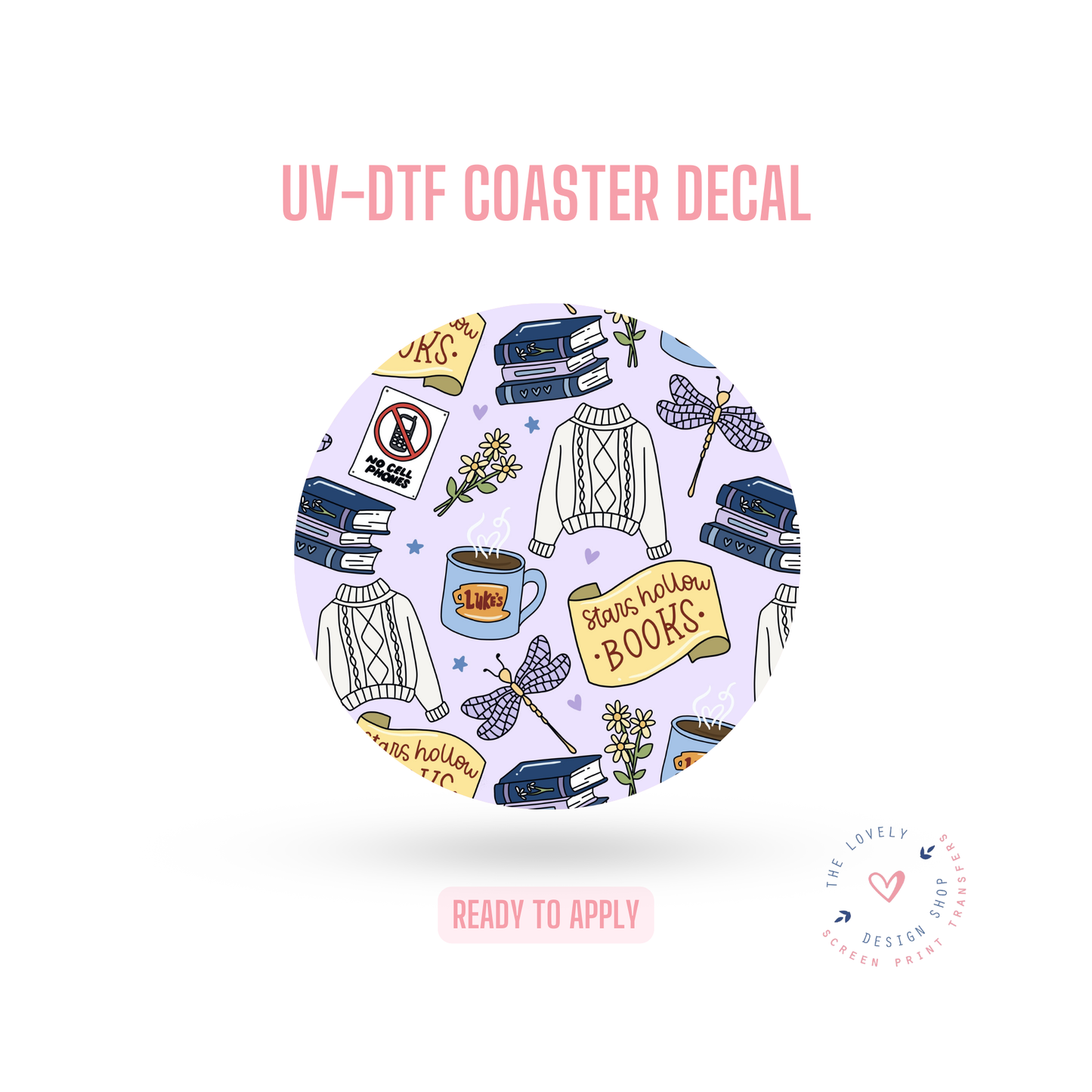 GG Show - UV DTF Coaster Decal - Jan 6