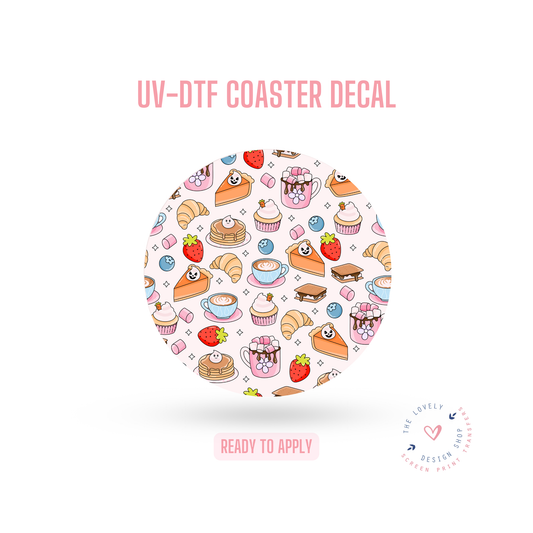 Comfort Food - UV DTF Coaster Decal - Nov 4