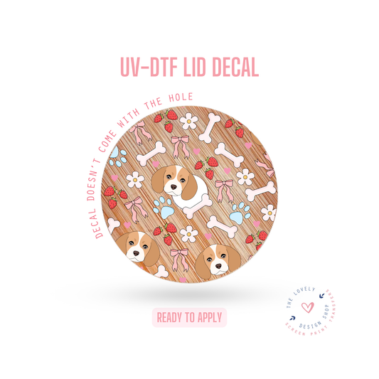 Beagle - UV DTF Lid Decal - Aug 26