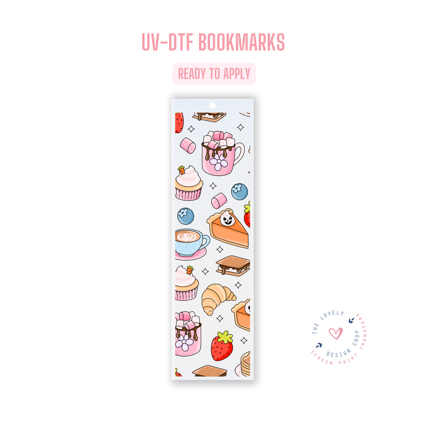 Comfort Food - UV DTF Bookmark Decal - Nov 4