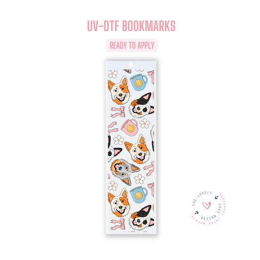 Heeler - UV DTF Bookmark Decal (Ready to Ship) Jun 3