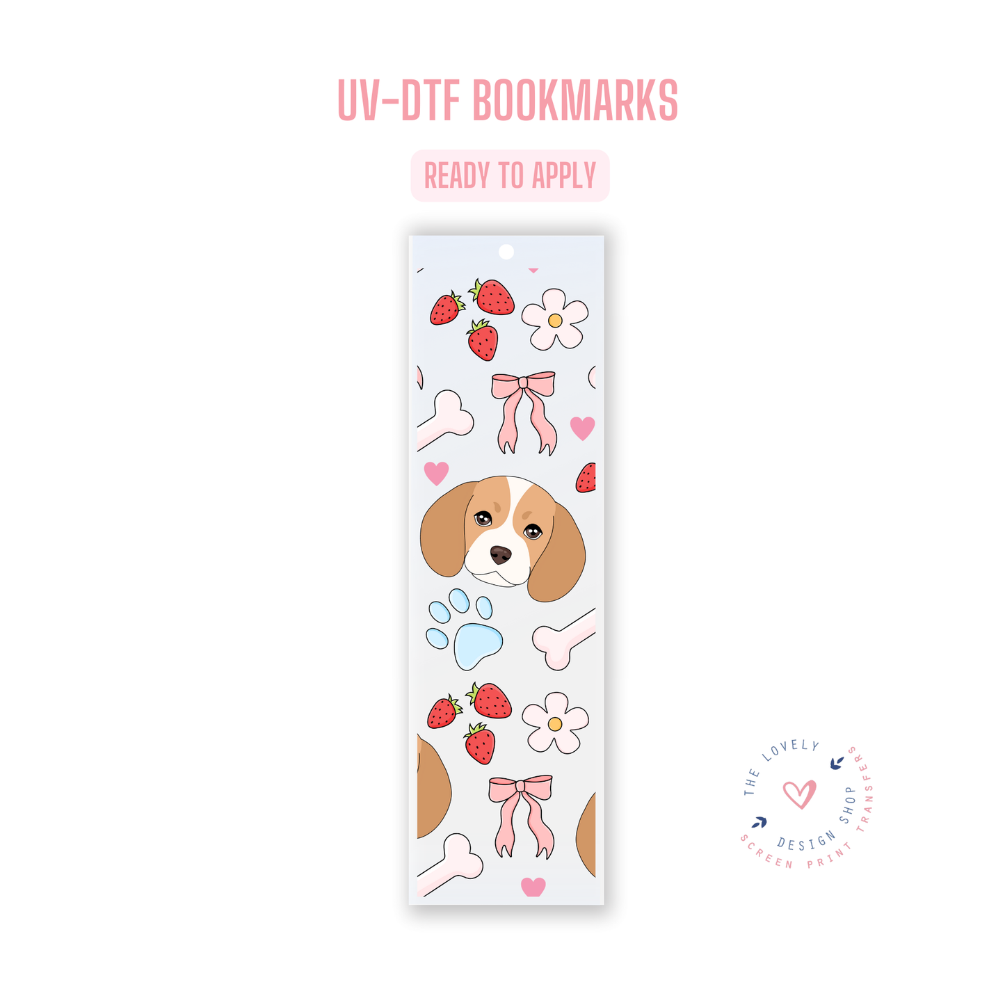 Beagle - UV DTF Bookmark Decal - Aug 26