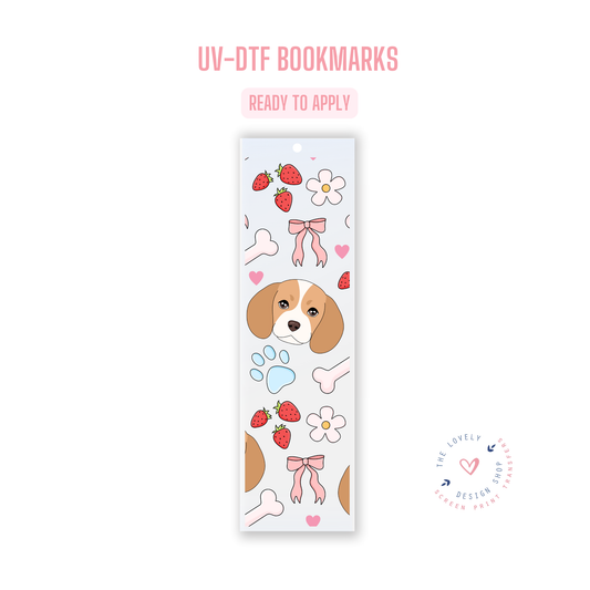 Beagle - UV DTF Bookmark Decal - Aug 26