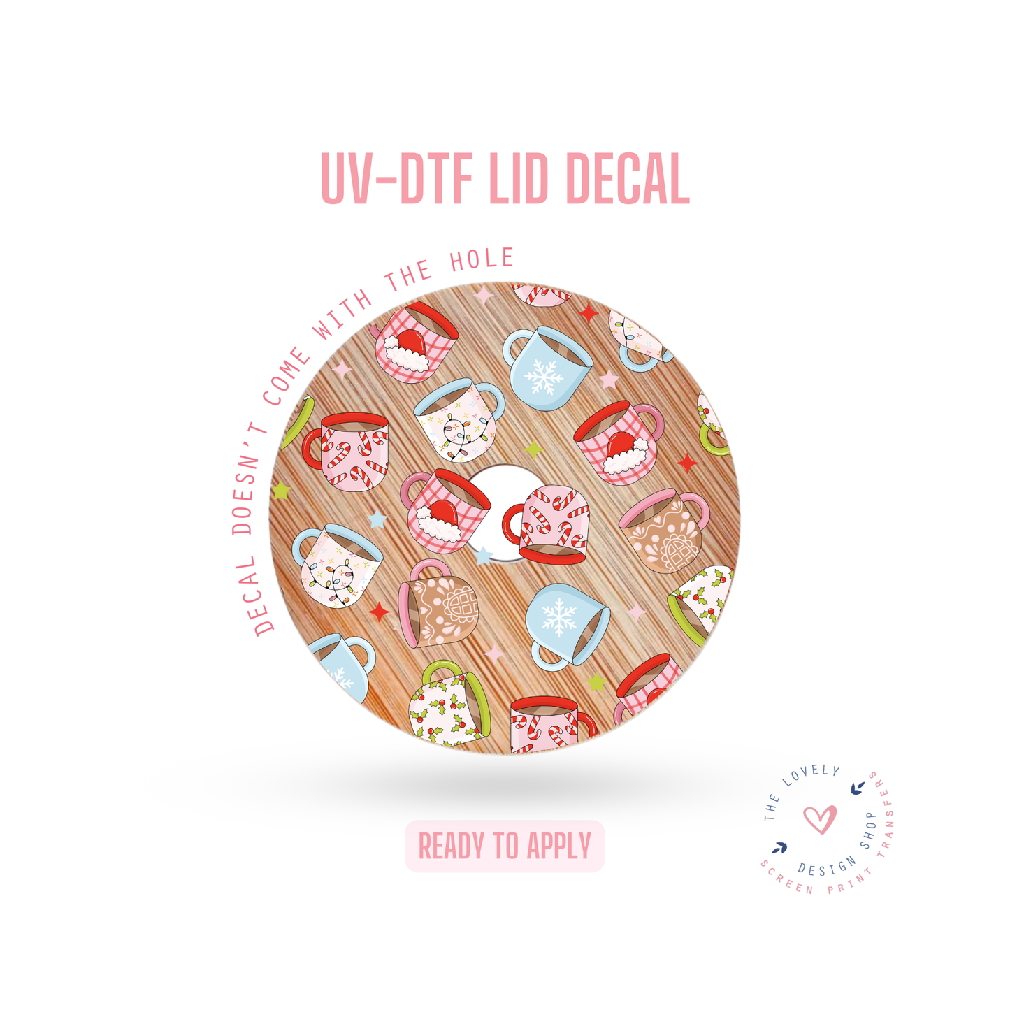 Christmas Mugs - UV DTF Lid Decal - Oct 8