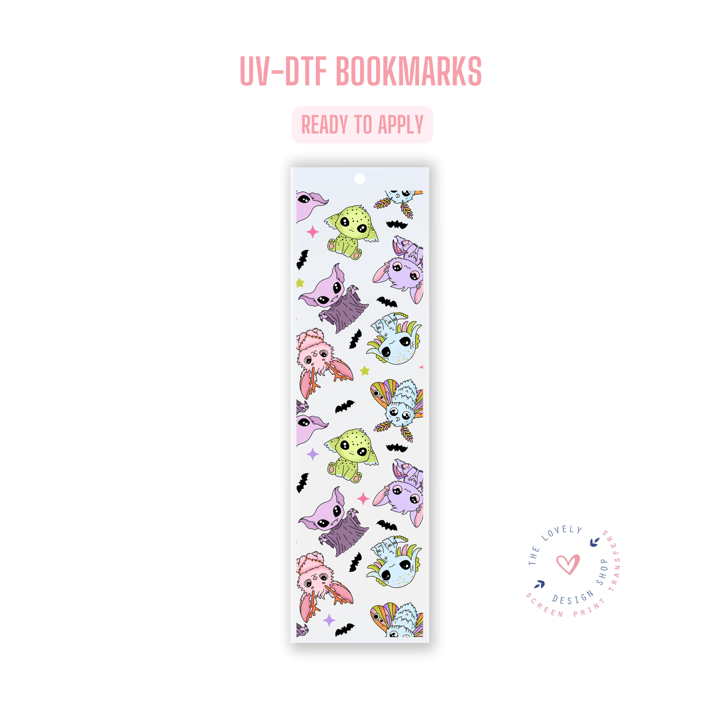 Creatures - UV DTF Bookmark Decal - Jul 29