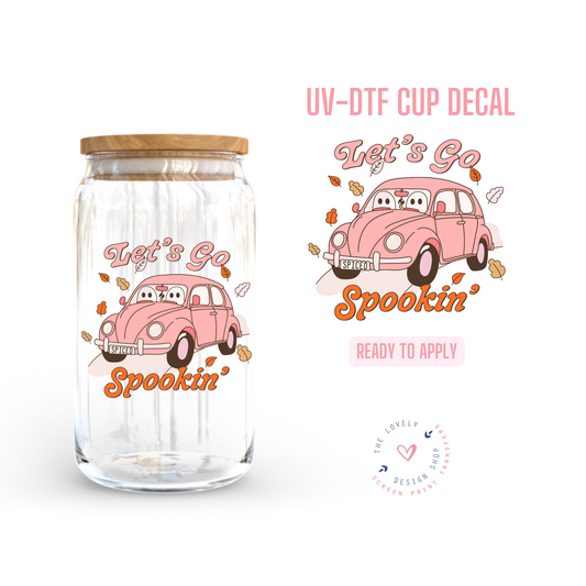 Let's Go Spookin' - UV DTF Cup Decal - Aug 12