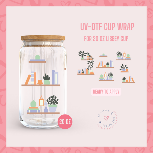 Shelfie - UV DTF 20 oz Libbey Cup Wrap (Ready to Ship) Mar 4