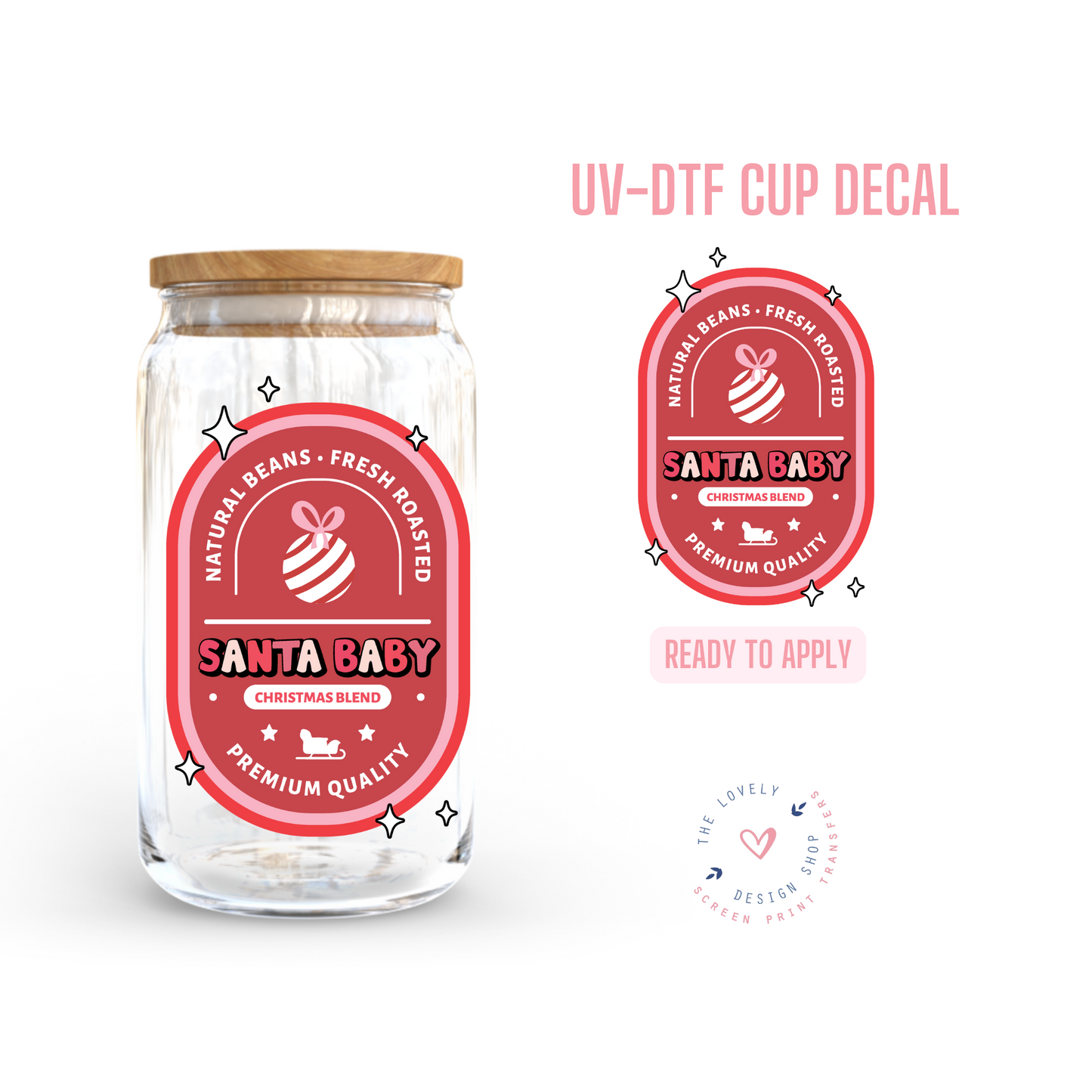 Christmas Blend - UV DTF Cup Decal - Oct 21