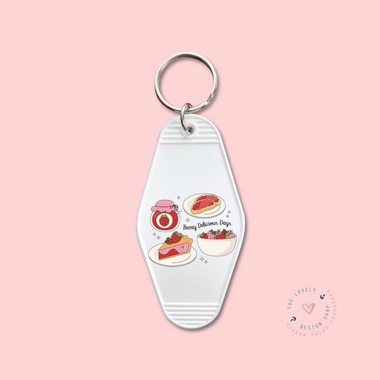 Berry Delicious -  Keychain UV DTF Decal - Dec 2