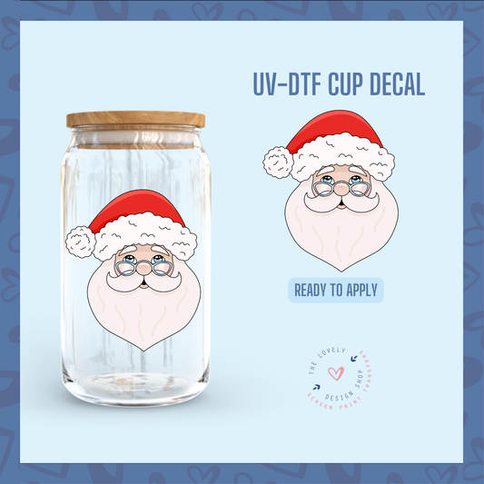 Santa - UV DTF Cup Decal - Nov 12