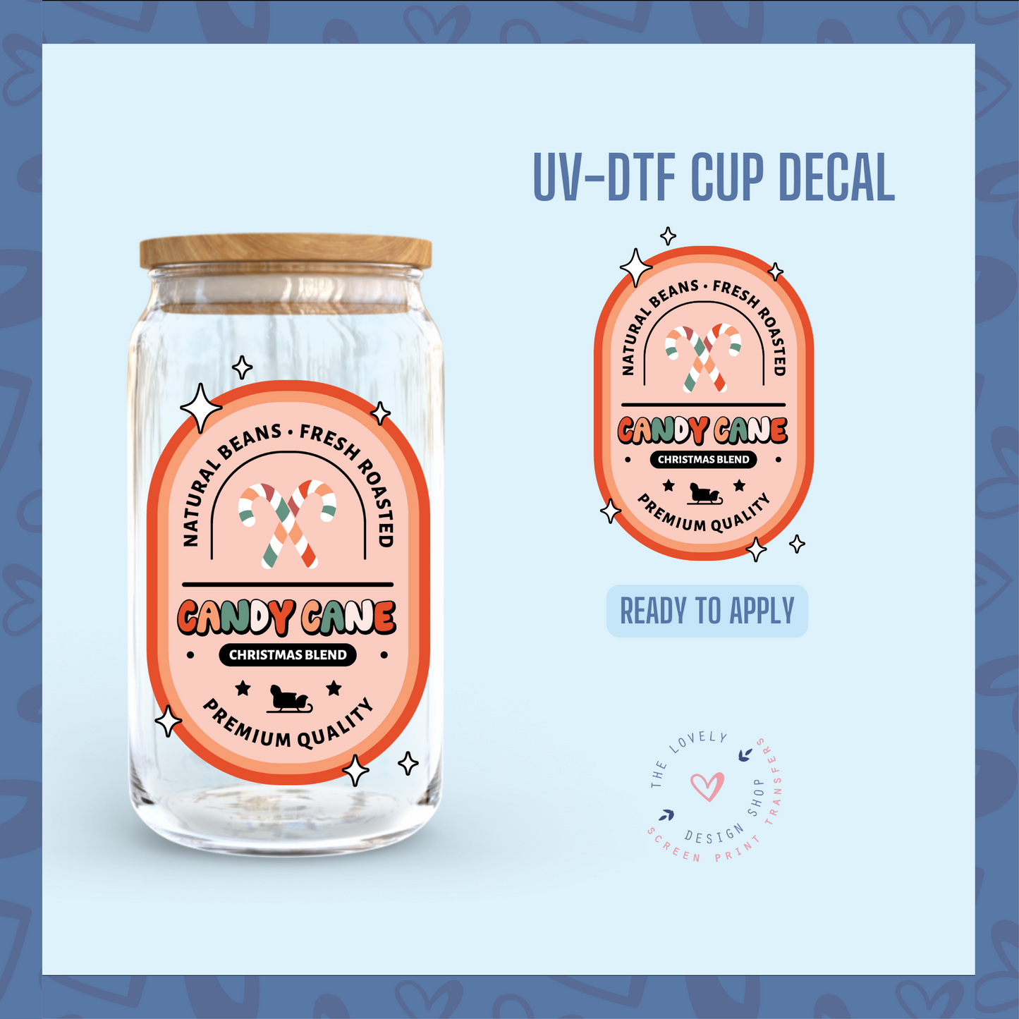 Christmas Blend - UV DTF Cup Decal - Oct 21