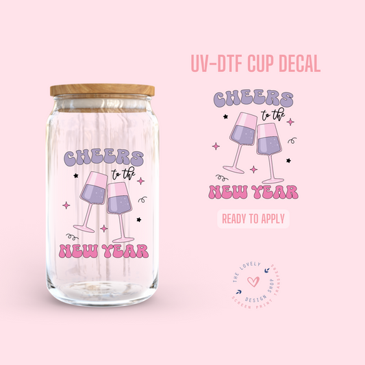 New Year Cheers - UV DTF Cup Decal - Oct 21