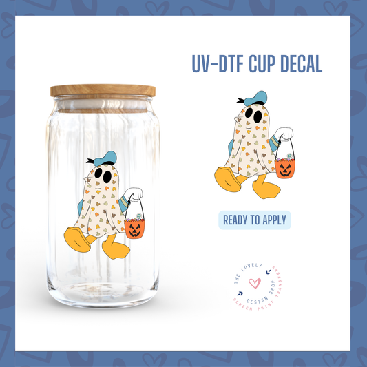 Duck Ghost - UV DTF Cup Decal - Jul 22