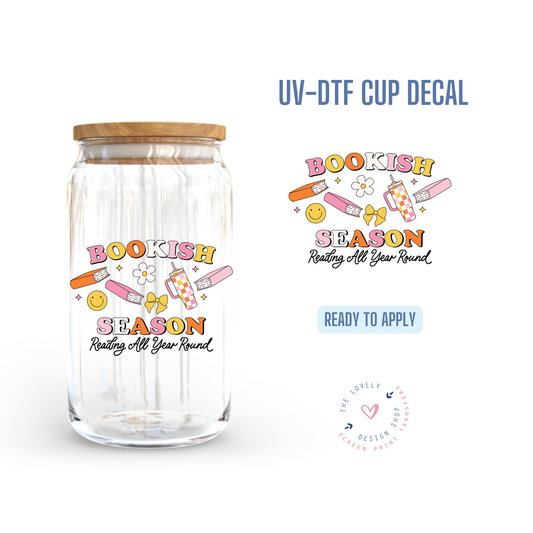 Tis The Season For Ghosting - UV DTF Cup Decal (Ready to Ship) Jul 1