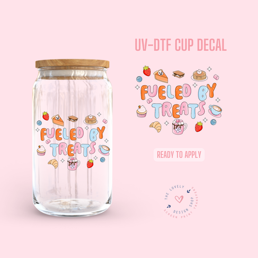 Fueled By Treats - UV DTF Cup Decal - Nov 4