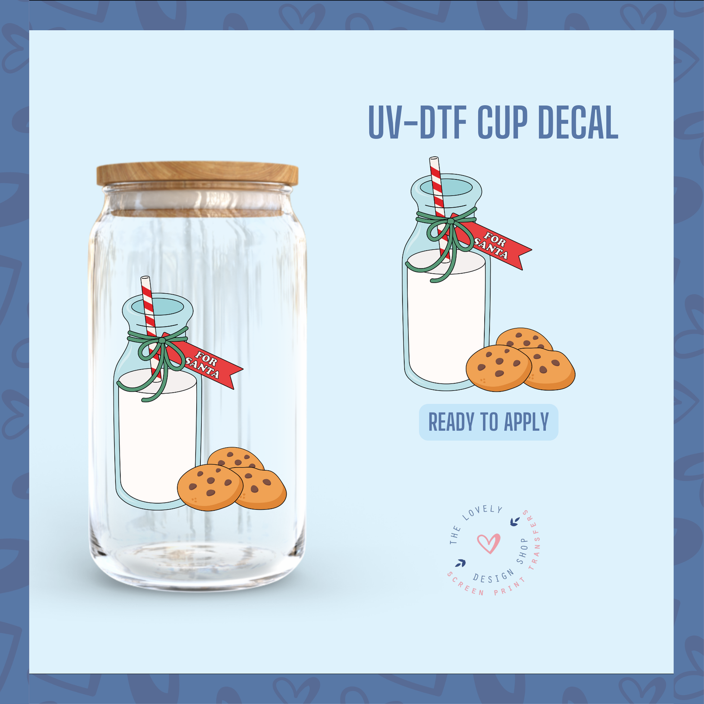 For Santa - UV DTF Cup Decal - Sep 30