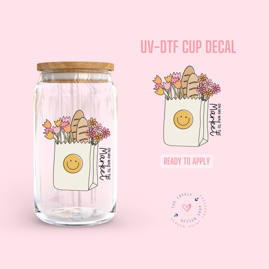 OMW To The Market - UV DTF Cup Decal - Dec 31