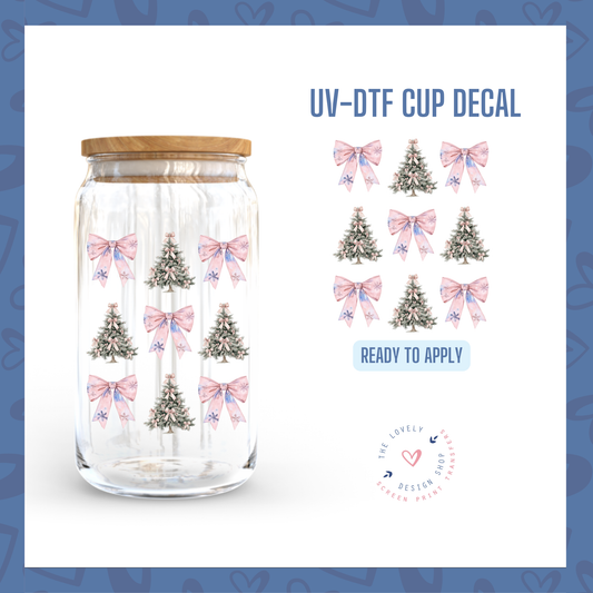 Xmas Tic Tac Toe - UV DTF Cup Decal - Oct 28