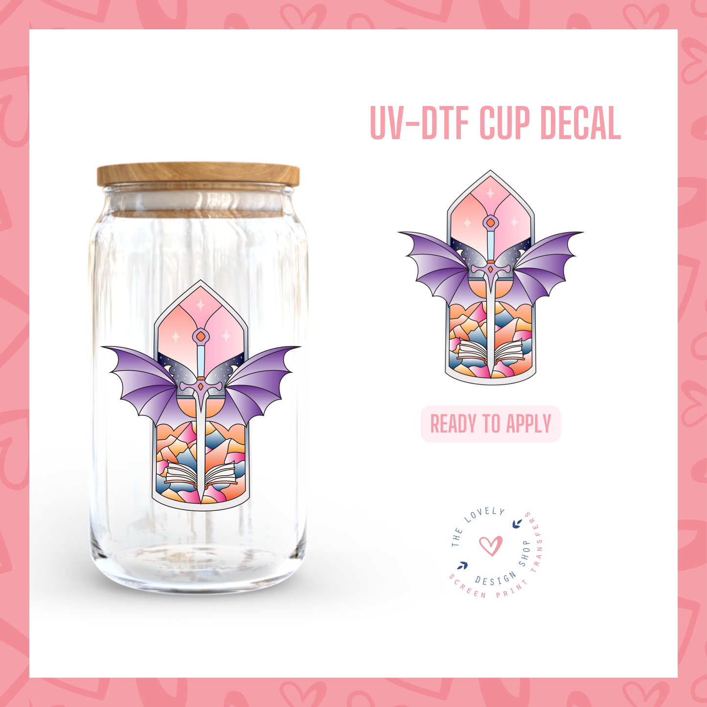 Acotar Book - UV DTF Cup Decal - Dec 2