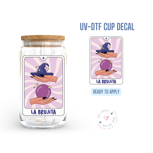 La Brujita - UV DTF Cup Decal - Jul 22