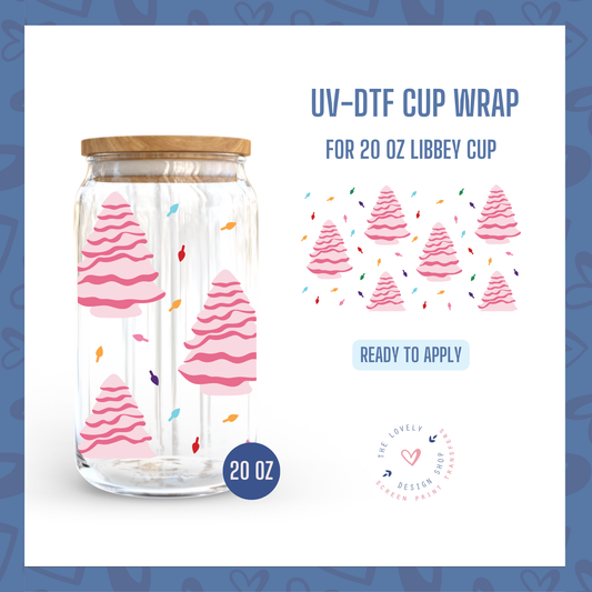 Ceramic Tree - UV DTF 20 oz Libbey Cup Wrap - Oct 28