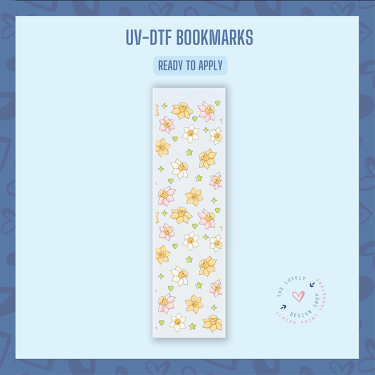 Daffodil - UV DTF Bookmark Decal - Aug 26