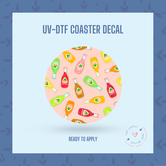 Jarritos - UV DTF Coaster Decal (Ready to Ship) Jun 17