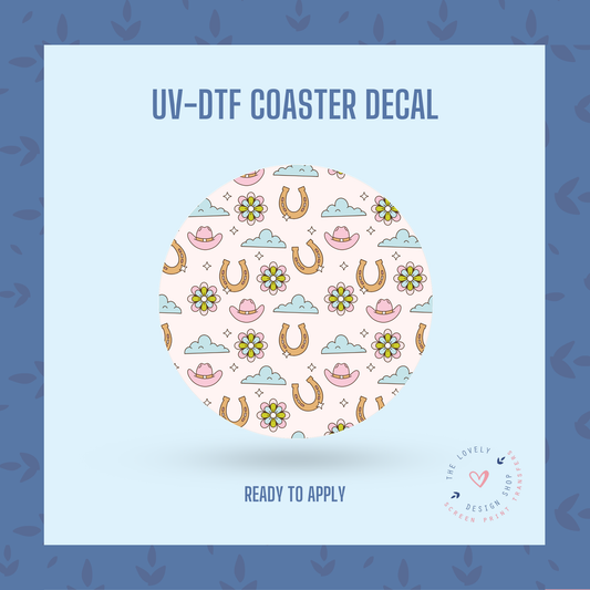 Create Your Own Luck - UV DTF Coaster Decal - Jul 15