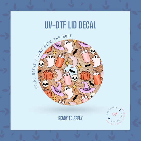 Halloween Drinks - UV DTF Lid Decal - Jul 29