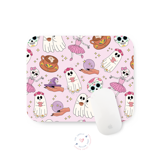 Cute Skellies and Ghosts - Mouse Pad