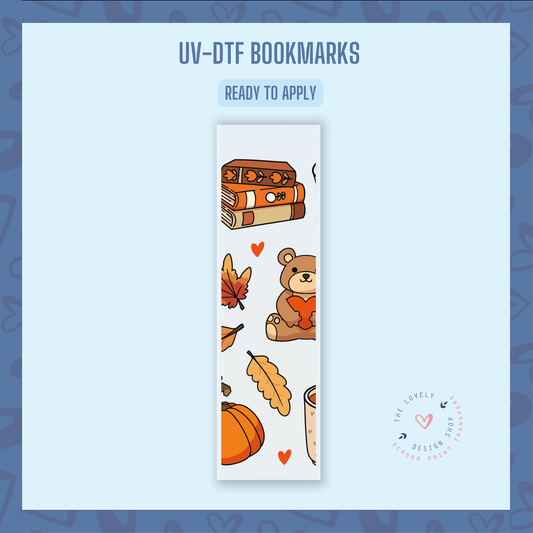 Cozy Fall - UV DTF Bookmark Decal - Sep 30