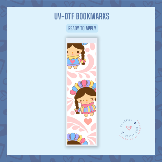 Muñeca Lele - UV DTF Bookmark Decal (Ready to Ship) Jun 10