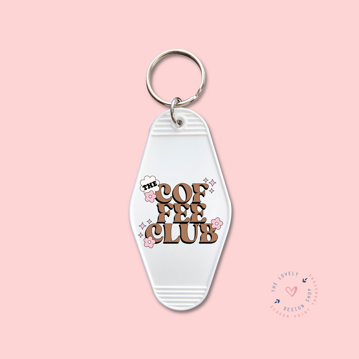 The Coffee Club -  Keychain UV DTF Decal - Aug 26