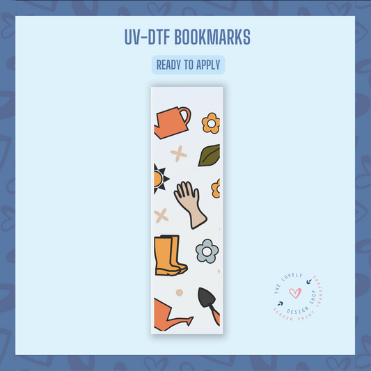 Gardening - UV DTF Bookmark Decal (Ready to Ship) May 13