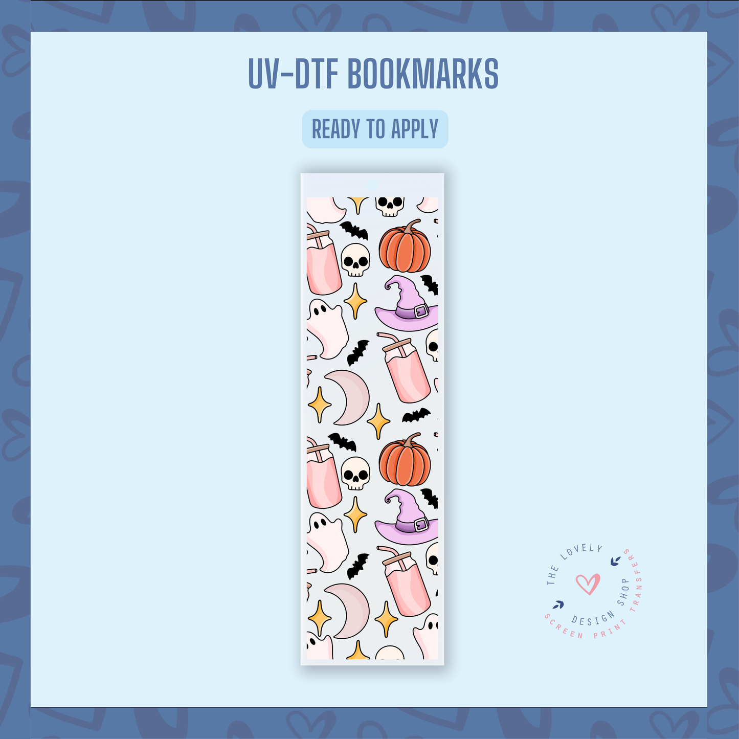 Halloween Drinks - UV DTF Bookmark Decal - Jul 29