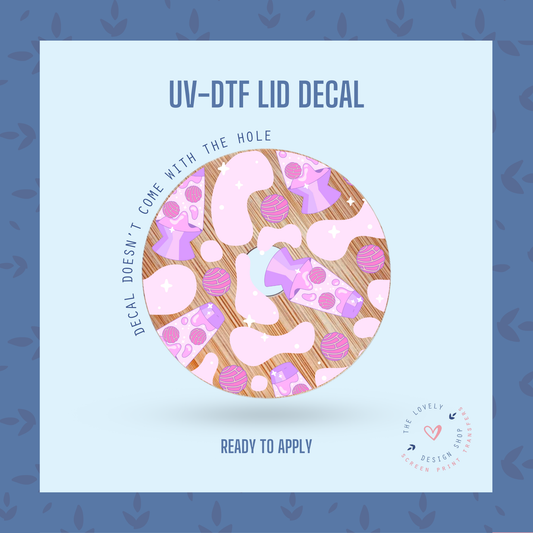 Conchas Lava Lamp - UV DTF Lid Decal (Ready to Ship) Jun 17