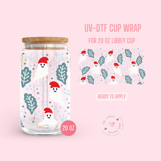 Christmas Spirits - UV DTF 20 oz Libbey Cup Wrap - Oct 28