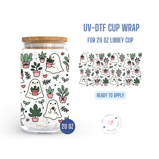 Plants Til I Die - UV DTF 20 oz Libbey Cup Wrap - Aug 12