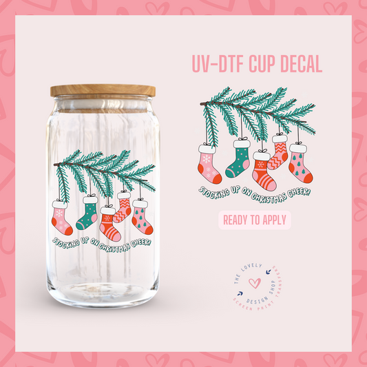 Stocking Up - UV DTF Cup Decal - Oct 8