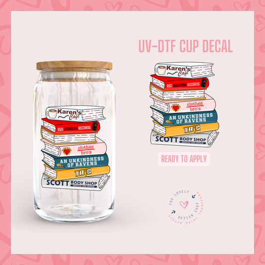 OTH Show Book Stack - UV DTF Cup Decal - Oct 15