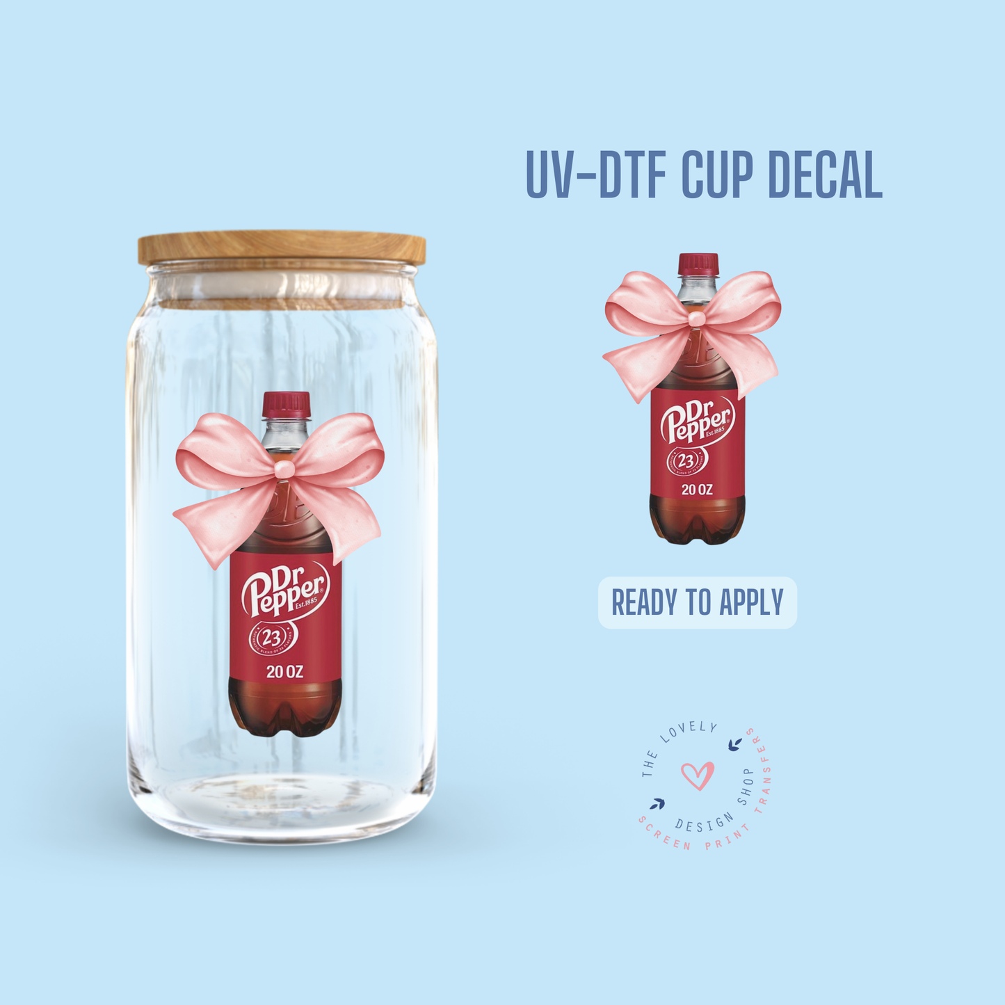 Pepper Drink - UV DTF Cup Decal - Nov 4