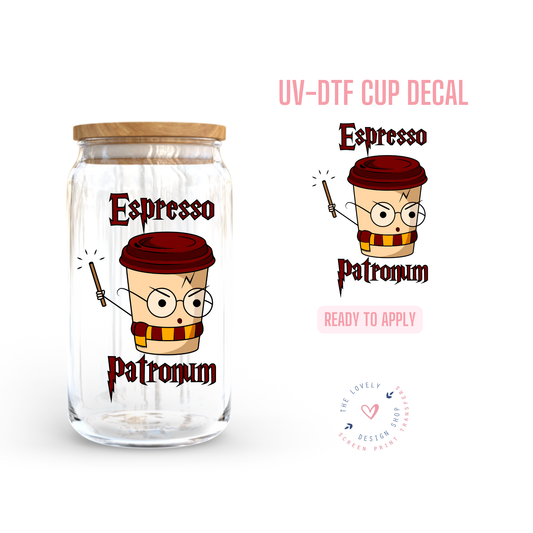 Espresso Patronum - UV DTF Cup Decal - Nov 12