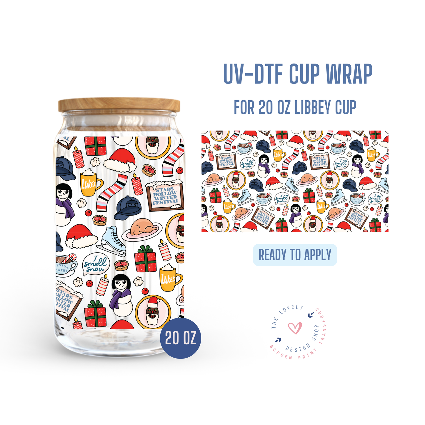 GG Show Winter - UV DTF 20 oz Libbey Cup Wrap - Nov 18