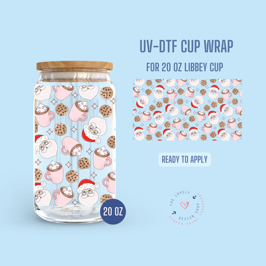 Santa Sweets - UV DTF 20 oz Libbey Cup Wrap - Nov 18