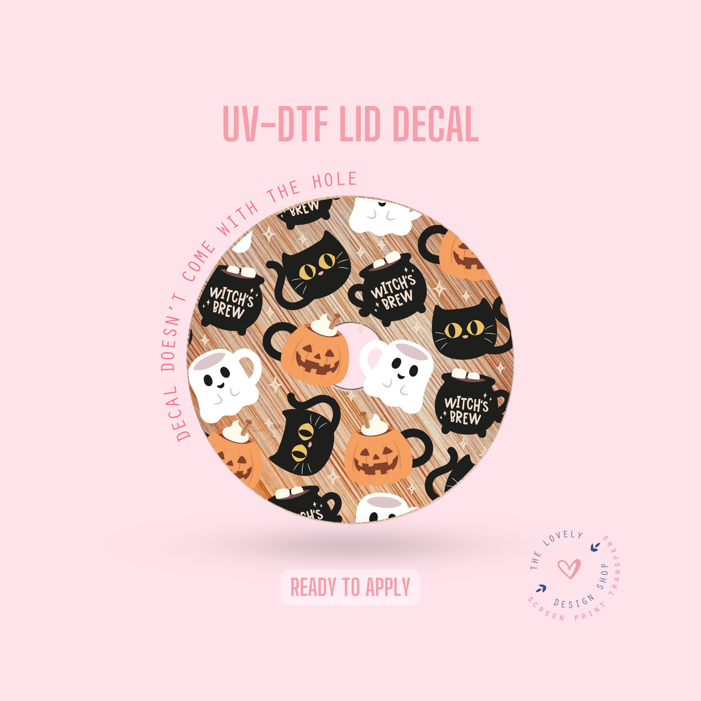 Halloween Mugs - UV DTF Lid Decal - Oct 15